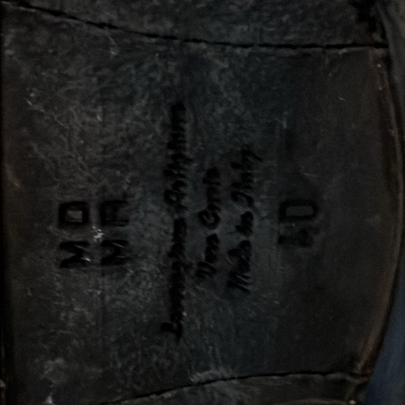 Moma double zip black leather ankle booties size 40 - Picture 9 of 10